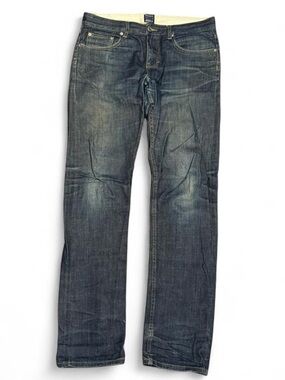 Vintage Goodale Raw Selvedge Faded Slim Straight Jeans